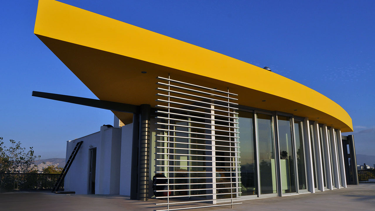 Votanikos Loft Residence - ARCHSIGN Architects | Κατασκευή κατοικίας Loft με μεταλλικό φέροντα οργανισμό και πλήρωση του εξολωκλήρου από κουφώματα αλουμινίου