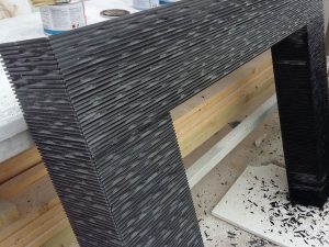 Palaio Faliro fireplace construction