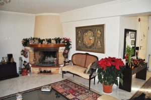 Palaio Faliro fireplace construction